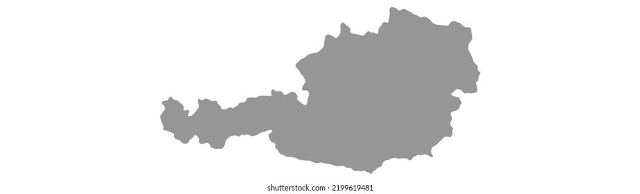 Mapa del fondo vectorial de Austria. Textura de país aislada