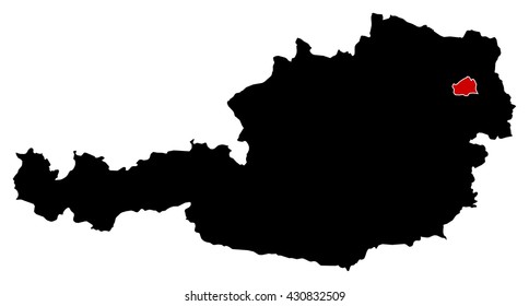 Map - Austria, Vienna