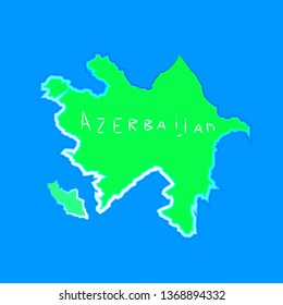 Map of Azerbaijan