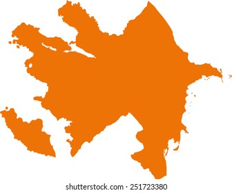 map of Azerbaijan