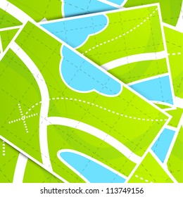 Map background pattern