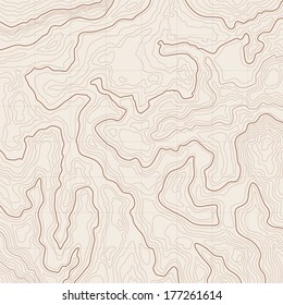 Map background with topographic contours and features