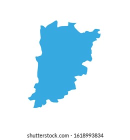 Map, from Bacs Kiskun region in Hungary