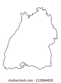 Map of Baden-Wuerttemberg