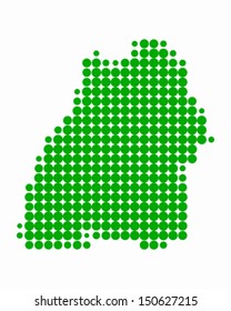 Map of Baden-Wuerttemberg
