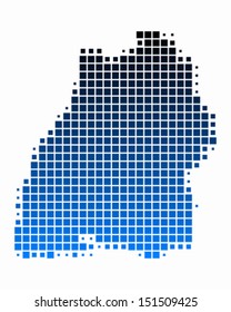Map of Baden-Wuerttemberg