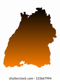 Map of Baden-Wuerttemberg