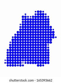 Map of Baden-Wuerttemberg