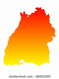 Map of Baden-Wuerttemberg