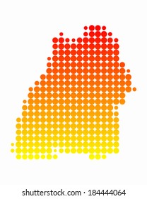 Map of Baden-Wuerttemberg