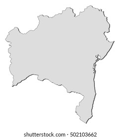Map - Bahia (Brazil)