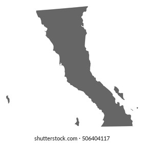 Map - Baja California (Mexico)