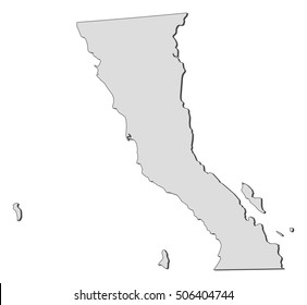 Map - Baja California (Mexico)