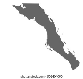 Map - Baja California Sur (Mexico)