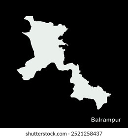Mapa de Balrampur Block, Distrito de Katihar, Estado de Bihar, República de la India, Gobierno de Bihar, territorio indio, India oriental, política, aldea, turismo