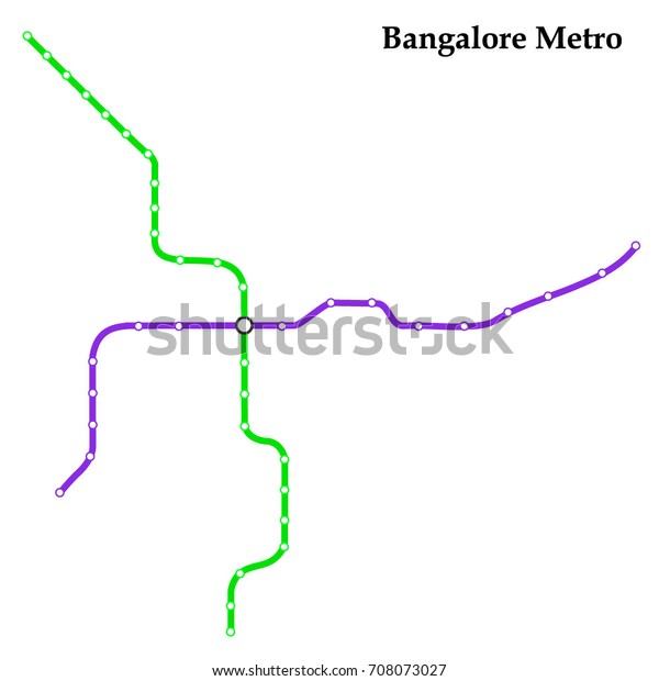 Bangalore Metro Purple Line Map