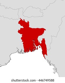 Map - Bangladesh