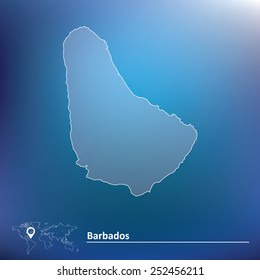 Map Barbados Vector Illustration Stock Vector (Royalty Free) 252456211 ...