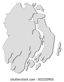 Map - Barisal (Bangladesh)