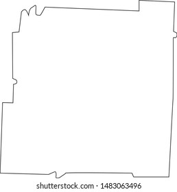 Map Of Bartow County In Georgia State In USA