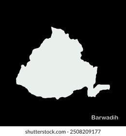 Karte von Barwadih Block, Latehar District, Jharkhand State, Republik Indien, Regierung von Jharkhand, Indisches Territorium, Ostindien, Politik, Dorf, Tourismus