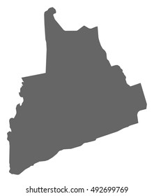 Map - Bas-Sassandra (Ivory Coast)