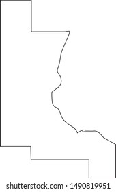 map of bay County in state of Michigan