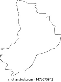 Map of Beaufort County in the state of South Carolina