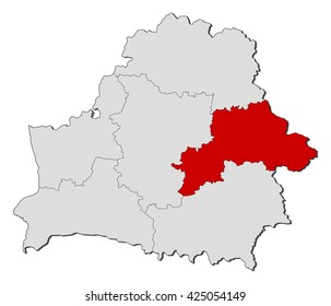 Map - Belarus, Mogilev