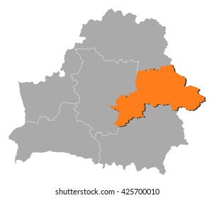 Map - Belarus, Mogilev