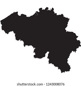 map of belgium