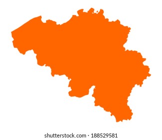 Map of Belgium