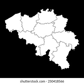Map of Belgium