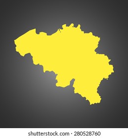 map of Belgium
