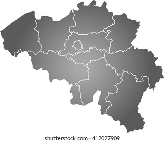 Carte Provinces Belgique Images Stock Photos Vectors Shutterstock