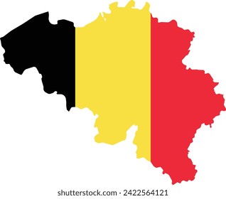 Map Of Belgium logo vector