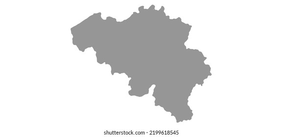 Map Belgium vector background. Isolated country texture