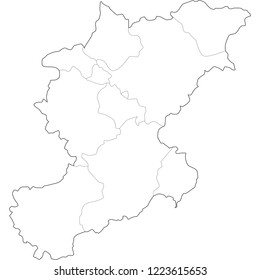 map of belluno province
