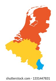 Map Of Benelux