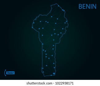 Map of Benin