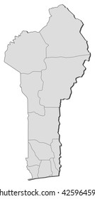 Map - Benin