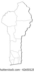 Map - Benin