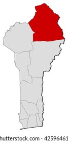 Map - Benin, Alibori