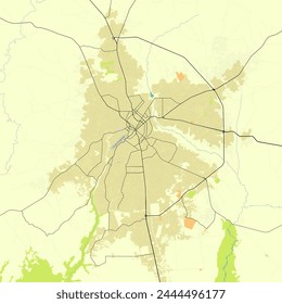 Map of Benin City, Edo, Nigeria
