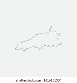 Map of Bern - Switzerland graphic element Illustration template design
