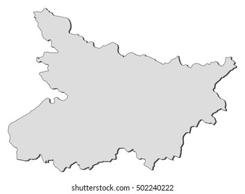 Map - Bihar (India)