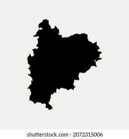 Map of Bilecik - Turkey region outline silhouette vector illustration
