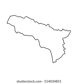 map black outline Abkhazia