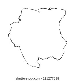 map black outline Uruguay