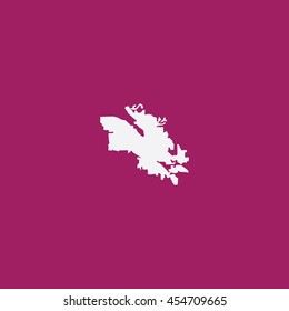 Map of Boise City Vector Illustration